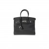 HERMÈS BIRKIN 35 TOGO BLACK LEATHER AND SILVER BUCKLE HANDBAG 18494998 (35*25*18cm)