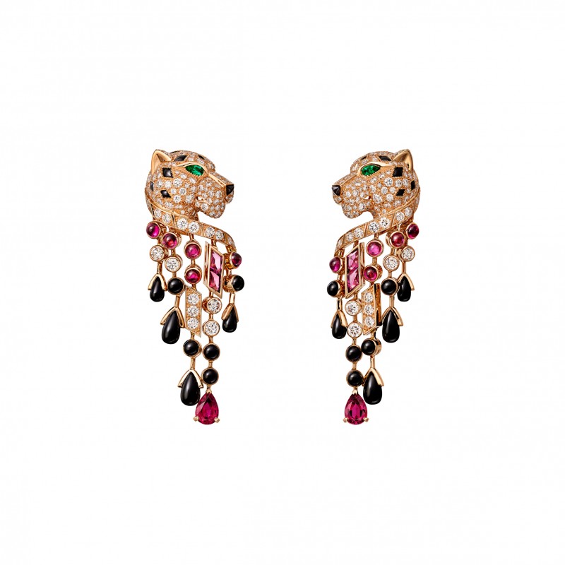 CARTIER PANTHÈRE ROSE GOLD DE CARTIER EARRINGS H8000485