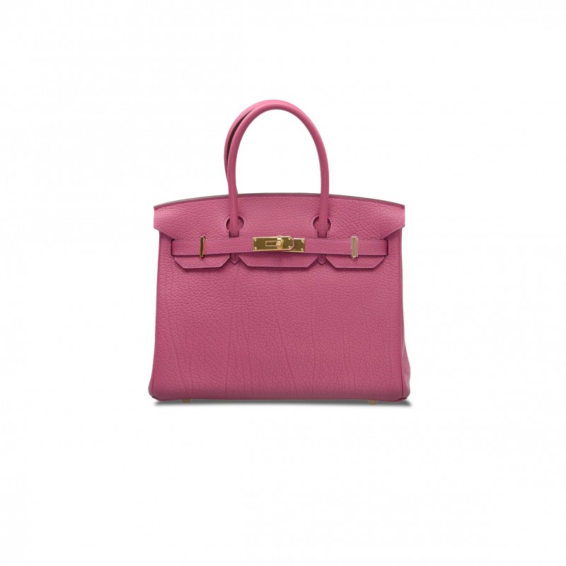 HERMES MASTER BIRKIN 25 TOGO LEATHER PINK BAG BK25X9SWCD (25*20*13cm)