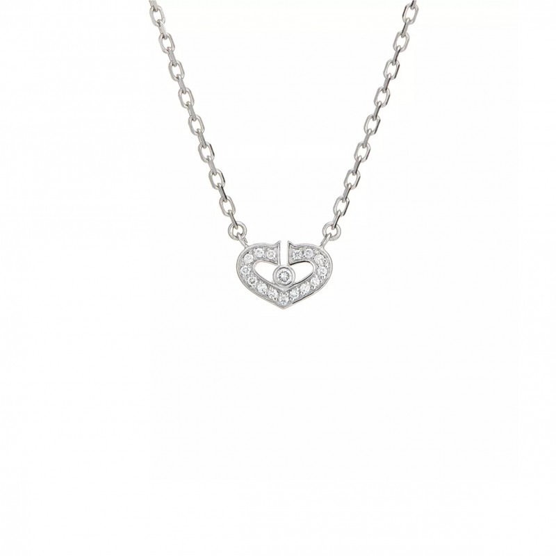 CARTIER HEART SHAPED NECKLACE B3040300
