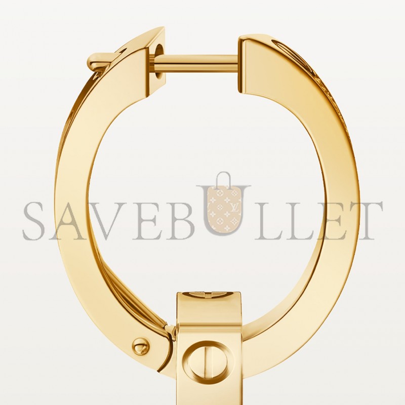 CARTIER LOVE YELLOW GOLD EARRINGS B8301499