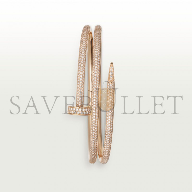 CARTIER JUSTE YELLOW GOLD UN CLOU BRACELET N6708617