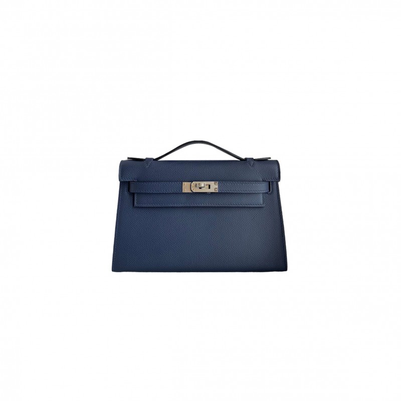HERMES MASTER KELLY MINI 22 EPSOM LEATHER ROYAL BLUE (22*14*7cm) 