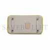 HERMÈS BIRKIN 25 SWIFT LEATHER PEARL GREY LEMON YELLOW SILVER BUCKLE BAG 3237 (25*20*13cm)