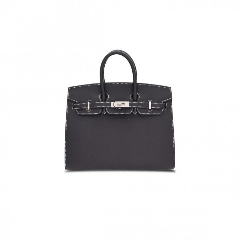HERMES MASTER BIRKIN 30 EPSOM LEATHER BLACK GOLD BUCKLE HIGH END CUSTOM BAG H028369CK89 (30*23*15cm)