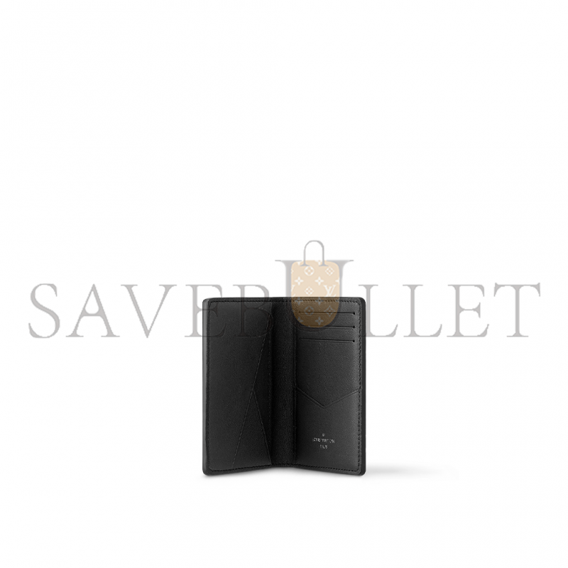 LOUIS VUITTON MONOGRAM SHADOW CALFSKIN POCKET ORGANIZER M62899 (11*7.5*1 cm)