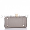 HERMES MASTER BIRKIN 25 SWIFT ASPHALT GREY GOLD BUCKLE BAG H049362CK03 (25*20*13cm)