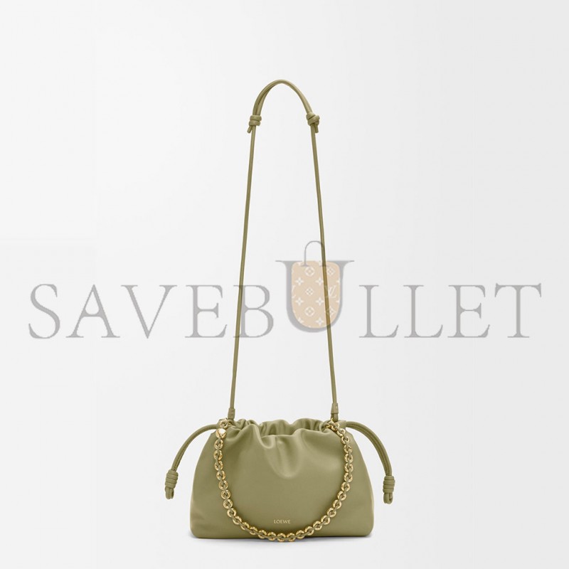 LOEWE MEDIUM FLAMENCO PURSE IN MELLOW NAPPA LAMBSKIN 0011180841 (30*20*10.5cm)