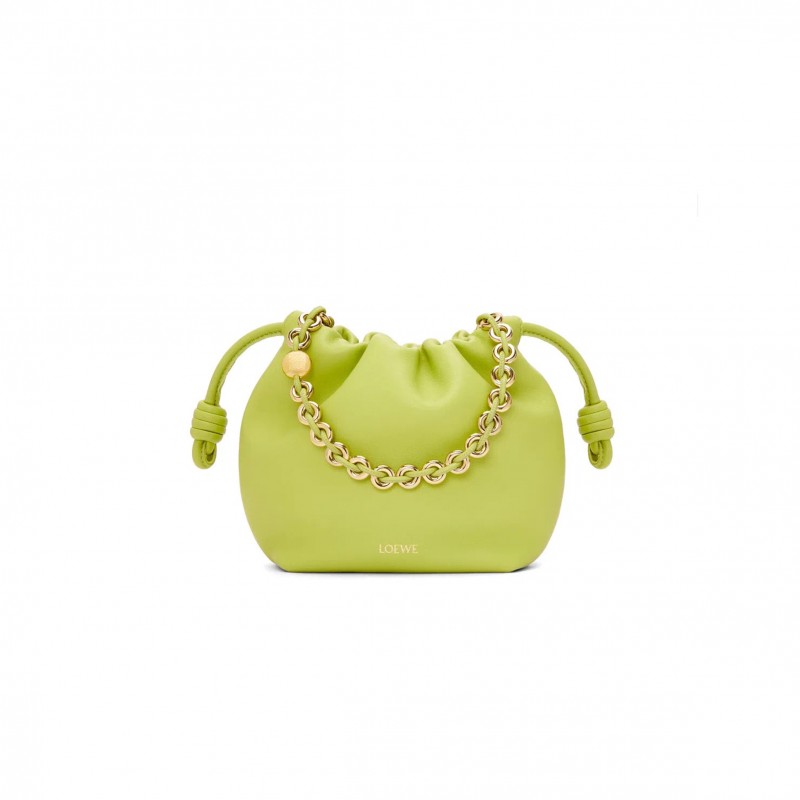 LOEWE MINI FLAMENCO PURSE BAG IN MELLOW NAPPA LAMBSKIN A914CBPX03-8524 (23*17*5.5cm)