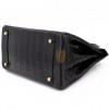 HERMÈS MASTER BIRKIN 25 CROCODILE LEATHER BLACK GOLD BUCKLE H041354CK28 (25*20*13cm)