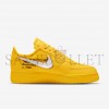 NIKE AIR FORCE 1 LOW OFF-WHITE ICA UNIVERSITY GOLD DD1876-700