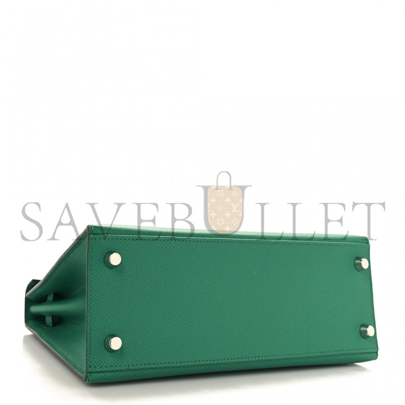 HERMÈS MASTER EPSOM KELLY 28 VE RT JADE (28*22*10cm) 
