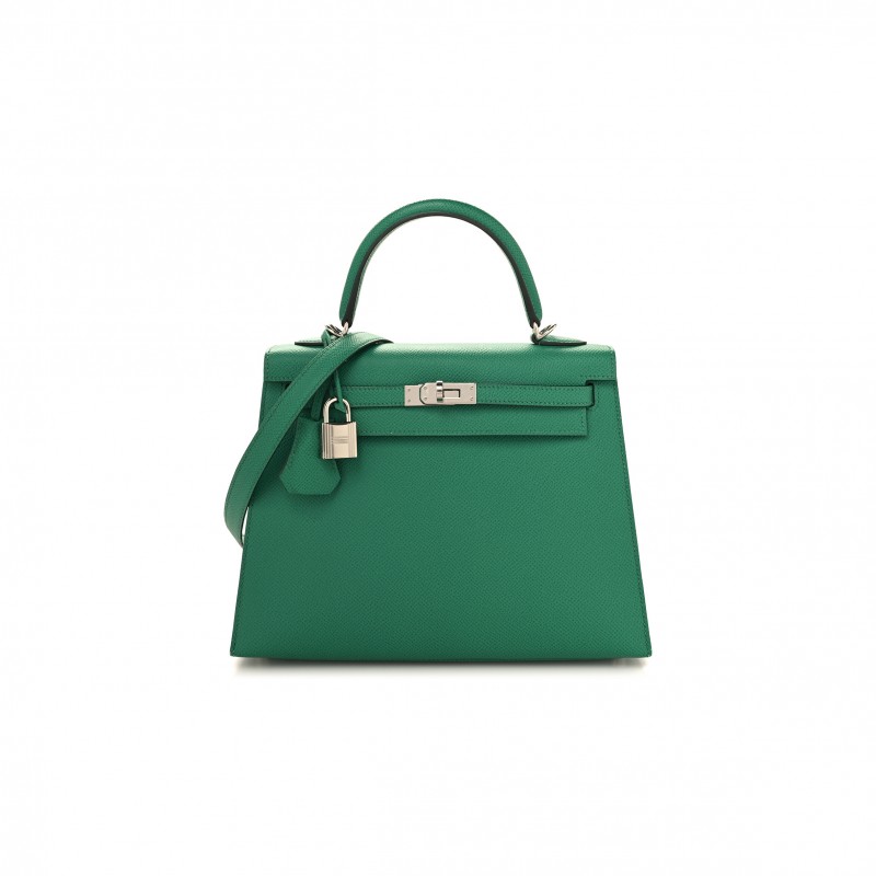 HERMÈS MASTER EPSOM KELLY 28 VE RT JADE (28*22*10cm) 