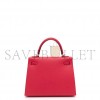 HERMÈS KELLY 25 ROSE EXTREME (25*17*7cm) 
