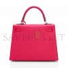 HERMÈS KELLY 28 ROSE EXTREME PINK EPSOM SELLIER BAG (28*22*10cm) 
