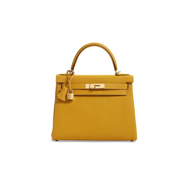 HERMÈS MASTER LEATHER KELLY 25 TOGO WITH GOLD HARDWARE (25*17*7cm) 