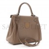 HERMÈS TOGO KELLY RETOURNE 28 ETOUPE (28*22*10cm) 