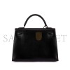 HERMÈS VINTAGE BLACK BOX KELLY 32 GOLD HARDWARE (32*23*10.5cm) 