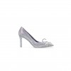 JIMMY CHOO CRYSTAL SLIPPER 85 IRIDESCENT CRYSTAL POINTED-TOE PUMPS WITH HEARTS CRYSTALSLIPPER85CQH