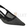 JIMMY CHOO AMEL 50 BLACK CRYSTAL MESH & SATIN PUMPS AMEL50QHS JIMMY CHOO AMEL 50 BLACK CRYSTAL MESH & SATIN PUMPS AMEL50QHS