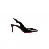 CHRISTIAN LOUBOUTIN HOT CHICK SLING 70 MM SLINGBACK PUMPS-PATENT LEATHER-BLACK-WOMEN 3230045B439 CHRISTIAN LOUBOUTIN HOT CHICK SLING 70 MM SLINGBACK PUMPS-PATENT LEATHER-BLACK-WOMEN 3230045B439