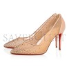 CHRISTIAN LOUBOUTIN FOLLIES STRASS 85 MM PUMPS-MESH AND SUEDE-LIGHT SILK-WOMEN 1190715F065 CHRISTIAN LOUBOUTIN FOLLIES STRASS 85 MM PUMPS-MESH AND SUEDE-LIGHT SILK-WOMEN 1190715F065