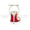 CHRISTIAN LOUBOUTIN LOUBIGIRL 85MM STRAPPY SANDALS-LEATHER-PLATINE-WOMEN 1240041G306 CHRISTIAN LOUBOUTIN LOUBIGIRL 85MM STRAPPY SANDALS-LEATHER-PLATINE-WOMEN 1240041G306
