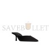 YSL BARBARA MULES IN SATIN CREPE 7869079QN001000 YSL BARBARA MULES IN SATIN CREPE 7869079QN001000