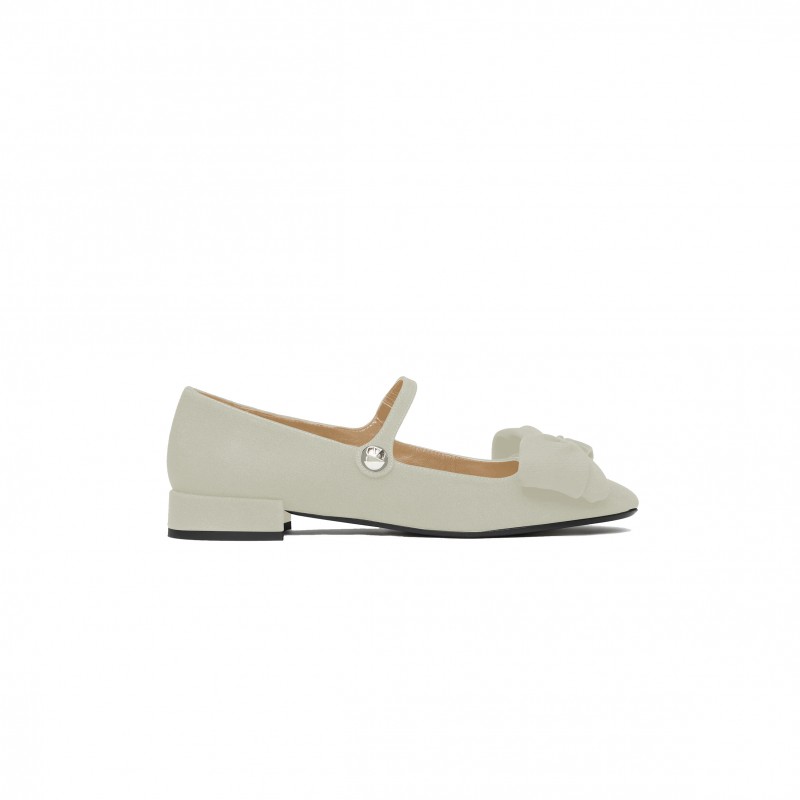 VALENTINO GARAVANI BOWJANE MARY-JANE BALLERINA IN CREPE FABRIC 20MM 5W0S0KI3JIV_0ND