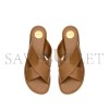 YSL CARLYLE SLIDES IN SMOOTH LEATHER 825283AADF02526 YSL CARLYLE SLIDES IN SMOOTH LEATHER 825283AADF02526