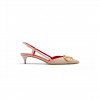 VALENTINO VLOGO SIGNATURE CALFSKIN SLINGBACK PUMP 40MM 1.6IN 5W2S0Q70DSH_P45 VALENTINO VLOGO SIGNATURE CALFSKIN SLINGBACK PUMP 40MM 1.6IN 5W2S0Q70DSH_P45