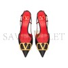 VALENTINO VLOGO SIGNATURE CALFSKIN SLINGBACK PUMP 80MM 3.15IN 5W2S0R01DSH_0NO VALENTINO VLOGO SIGNATURE CALFSKIN SLINGBACK PUMP 80MM 3.15IN 5W2S0R01DSH_0NO