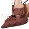 VALENTINO VLOGO SIGNATURE PATENT LEATHER SLINGBACK PUMP 80MM 3.15IN 4W2S0R01TMK_B17 VALENTINO VLOGO SIGNATURE PATENT LEATHER SLINGBACK PUMP 80MM 3.15IN 4W2S0R01TMK_B17