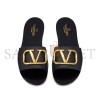 VALENTINO VLOGO SIGNATURE SLIDE SANDAL IN GRAINY COWHIDE WITH ACCESSORY 5W2S0M21HWS_0NO VALENTINO VLOGO SIGNATURE SLIDE SANDAL IN GRAINY COWHIDE WITH ACCESSORY 5W2S0M21HWS_0NO