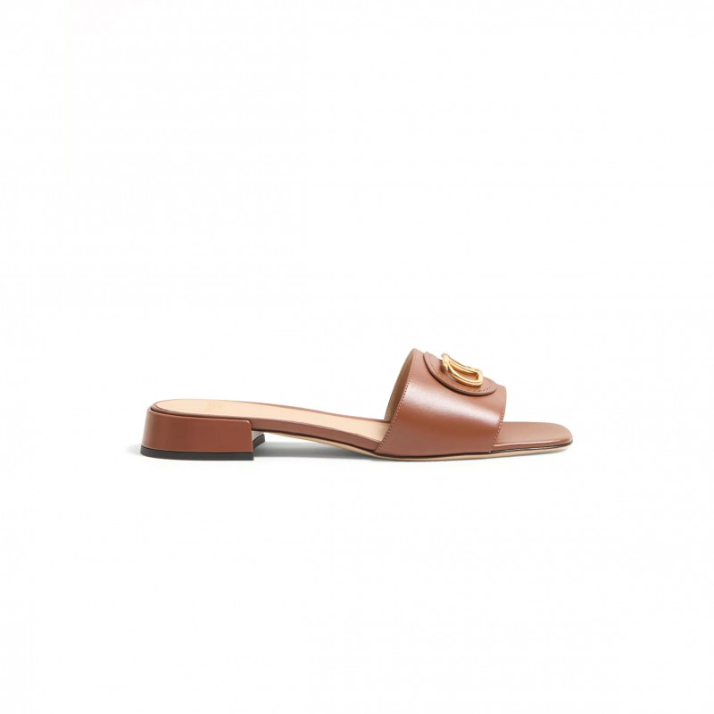 VALENTINO VLOGO SIGNATURE SLIDE SANDAL IN CALFSKIN 20MM 6W0S0LT0DSH_N58 VALENTINO VLOGO SIGNATURE SLIDE SANDAL IN CALFSKIN 20MM 6W0S0LT0DSH_N58