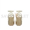 VALENTINO ROCKSTUD CALFSKIN WEDGE SANDAL WITH STRAPS 95MM 5W2S0F95EMP_I16 VALENTINO ROCKSTUD CALFSKIN WEDGE SANDAL WITH STRAPS 95MM 5W2S0F95EMP_I16