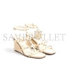 VALENTINO ROCKSTUD WEDGE SANDAL IN CALFSKIN WITH CORNELY EMBROIDERY 80MM 6W0S0IJ8HJQ_098 VALENTINO ROCKSTUD WEDGE SANDAL IN CALFSKIN WITH CORNELY EMBROIDERY 80MM 6W0S0IJ8HJQ_098