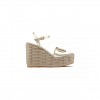 VALENTINO VLOGO CUT-OUT WEDGE SANDAL IN LAMINATED NAPPA LEATHER 110MM 4W2S0IJ6KPZ_YH4 VALENTINO VLOGO CUT-OUT WEDGE SANDAL IN LAMINATED NAPPA LEATHER 110MM 4W2S0IJ6KPZ_YH4