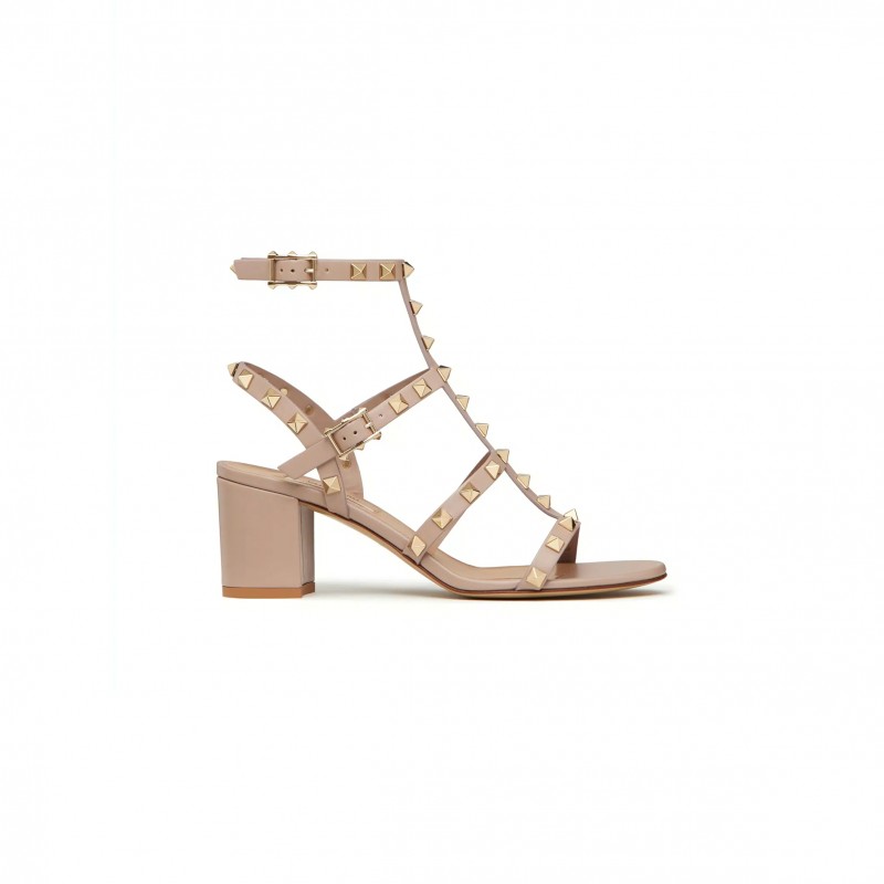 VALENTINO ROCKSTUD CALFSKIN ANKLE STRAP SANDAL 60MM 5W2S0491VBP_P45 VALENTINO ROCKSTUD CALFSKIN ANKLE STRAP SANDAL 60MM 5W2S0491VBP_P45