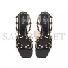 VALENTINO ROCKSTUD CALFSKIN SANDAL WITH STRAPS 60MM 5W2S0HR7VOD_0NO VALENTINO ROCKSTUD CALFSKIN SANDAL WITH STRAPS 60MM 5W2S0HR7VOD_0NO