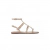 VALENTINO ROCKSTUD FLAT CALFSKIN SANDAL WITH STRAPS 5W2S0A05VOD_P45 VALENTINO ROCKSTUD FLAT CALFSKIN SANDAL WITH STRAPS 5W2S0A05VOD_P45