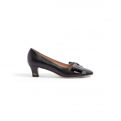 VALENTINO BOWOW PUMPS IN KIDSKIN 45MM 6W2S0LB5DDT_0NO