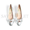VALENTINO BOWOW PUMPS IN LAMINATED NAPPA 45MM 6W2S0LB5KDR_S13 VALENTINO BOWOW PUMPS IN LAMINATED NAPPA 45MM 6W2S0LB5KDR_S13