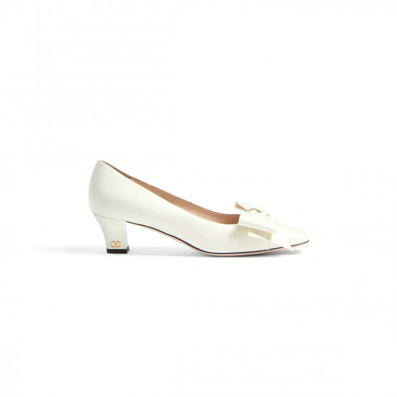 VALENTINO BOWOW PUMPS IN KIDSKIN 45MM 6W2S0LB5DDT_098 VALENTINO BOWOW PUMPS IN KIDSKIN 45MM 6W2S0LB5DDT_098