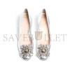 VALENTINO PRESHOES PUMPS IN LAMINATED NAPPA WITH 45MM CRYSTALS 6W2S0LM3QCB_BTP VALENTINO PRESHOES PUMPS IN LAMINATED NAPPA WITH 45MM CRYSTALS 6W2S0LM3QCB_BTP