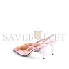 VALENTINO VLOGO SIGNATURE SLINGBACK PUMP IN LAMINATED NAPPA LEATHER 80MM 6W2S0R01LUY_BSV VALENTINO VLOGO SIGNATURE SLINGBACK PUMP IN LAMINATED NAPPA LEATHER 80MM 6W2S0R01LUY_BSV