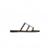 VALENTINO ROCKSTUD FLAT SLIDE SANDAL 5W2S0C49VOD_0NO VALENTINO ROCKSTUD FLAT SLIDE SANDAL 5W2S0C49VOD_0NO