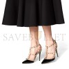 VALENTINO PATENT ROCKSTUD CAGED PUMP 100MM 5W2S0393VNW_N91 VALENTINO PATENT ROCKSTUD CAGED PUMP 100MM 5W2S0393VNW_N91