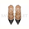 VALENTINO PATENT ROCKSTUD CAGED PUMP 100MM 5W2S0393VNW_N91 VALENTINO PATENT ROCKSTUD CAGED PUMP 100MM 5W2S0393VNW_N91