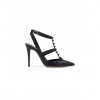 VALENTINO ROCKSTUD ANKLE STRAP PUMP WITH TONAL STUDS 100 MM 5W2S0393VB8_0NO VALENTINO ROCKSTUD ANKLE STRAP PUMP WITH TONAL STUDS 100 MM 5W2S0393VB8_0NO